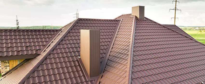 Residential Chimney Flashing Restoration in Milford, MA