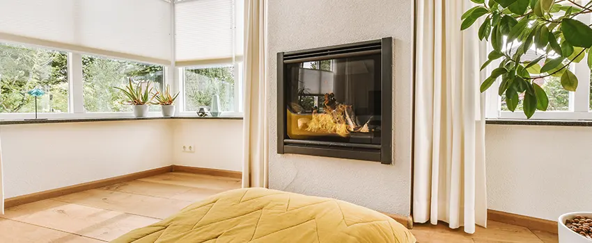 Residential Fireplace Ceramic Glass Installation in Milford, MA