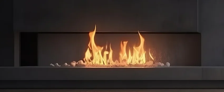 B-Vent Gas Fireplace Installation in Milford, MA