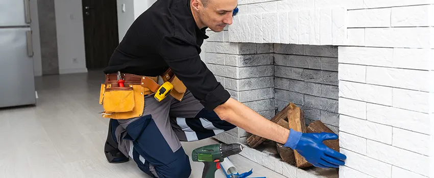 Fireplace Damaged Damper Frame Repair Services in Milford, Massachusetts